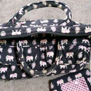Vera bradley elephant purse and coin purse
